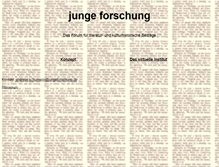 Tablet Screenshot of jungeforschung.de